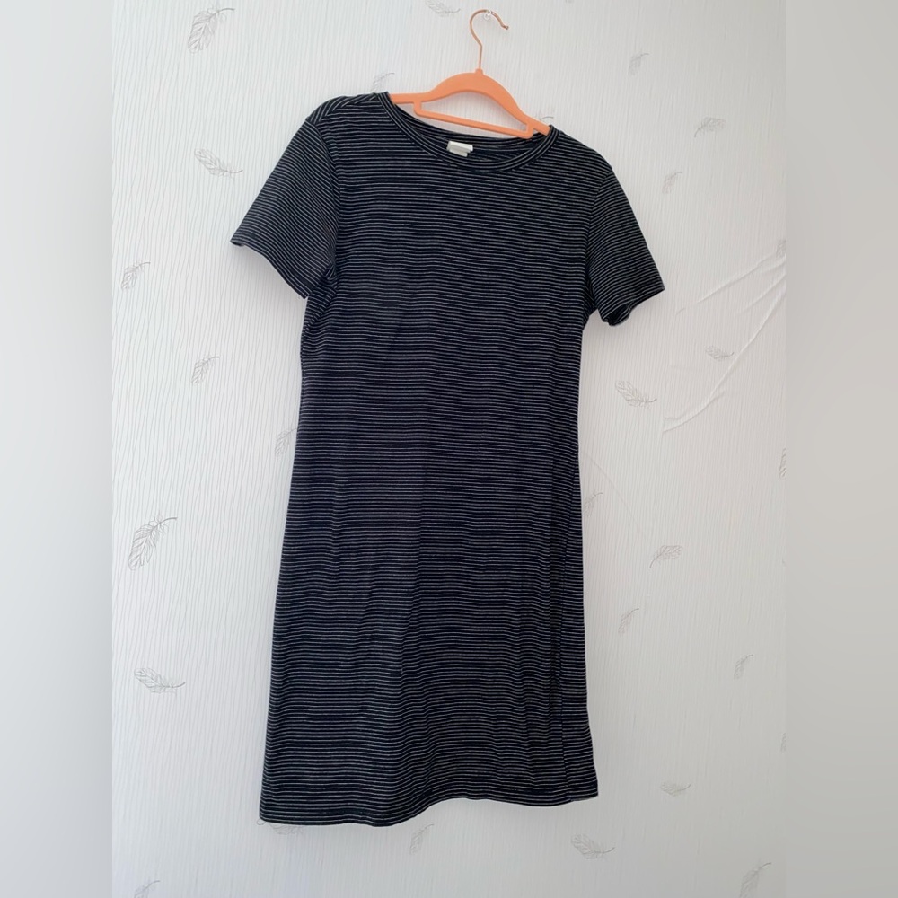 H&M Basics Striped Mini Dress